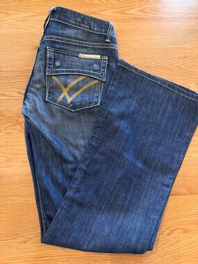 William Rast Denim Jeans Size 25 Belle Flare Low Rise